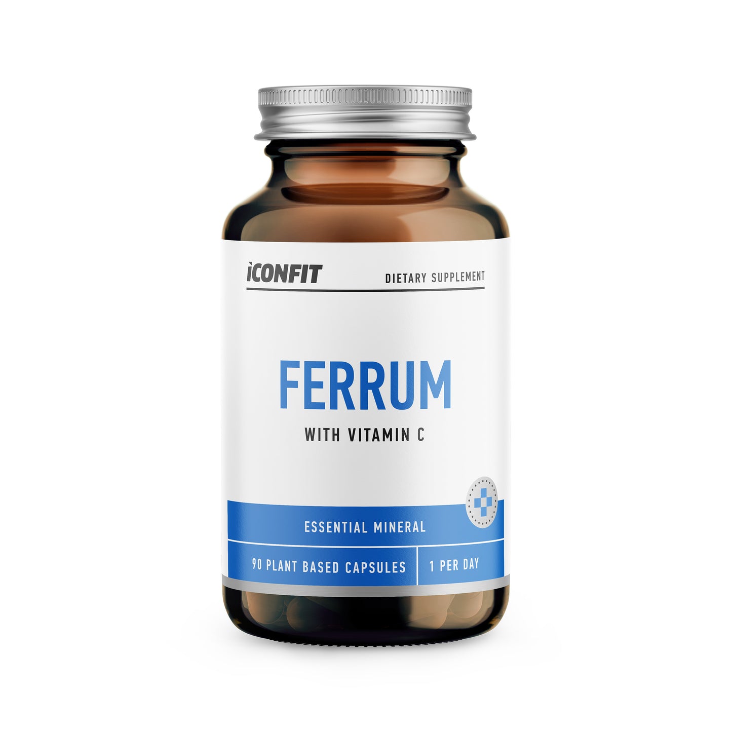 Geležis su vitaminu C energijai ir imunitetui, 90 kaps.
